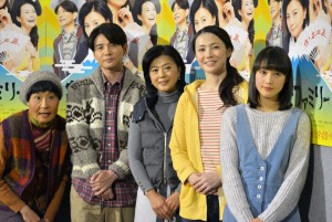 NHKスペシャルドラマ『富士ファミリー』記者会見の様子