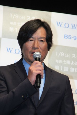 豊川悦司、『連続ドラマW 荒地の恋』特別試写会にて
