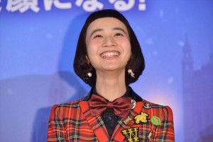 映画『パディントン』日本語吹替版完成披露試写会に登壇した三戸なつめ