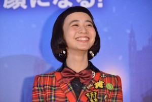 映画『パディントン』日本語吹替版完成披露試写会に登壇した三戸なつめ