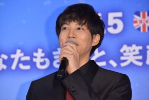 映画『パディントン』日本語吹替版完成披露試写会に登壇した松坂桃李