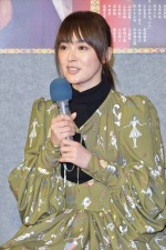 『吉原裏同心～新春吉原の大火～』試写会に登場した貫地谷しほり