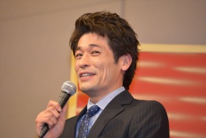 『信長燃ゆ』製作発表記者会見に出席した佐藤隆太