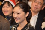 NHKドラマ『ビューティフル・スロー・ライフ』トークショーのに出席した常盤貴子