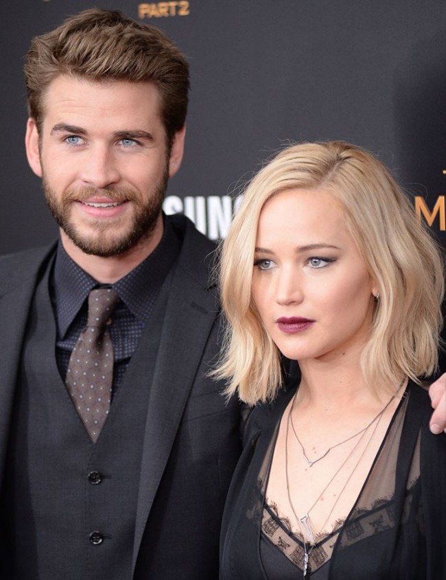 ジェニファー・ローレンス、リアム・ヘムズワース、Liam Hemsworth、Jennifer Lawrence