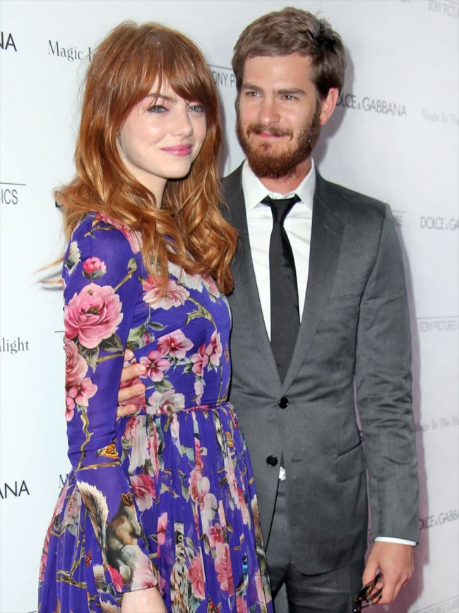 エマ・ストーン＆アンドリュー・ガーフィールド　Emma Stone　Andrew Garfield