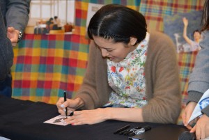 主演映画『グッド・ストライプス』『海のふた』のDVD発売イベントに登場した菊池亜希子