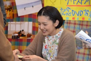 主演映画『グッド・ストライプス』『海のふた』のDVD発売イベントに登場した菊池亜希子