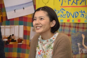 主演映画『グッド・ストライプス』『海のふた』のDVD発売イベントに登場した菊池亜希子