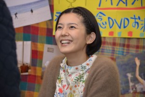 主演映画『グッド・ストライプス』『海のふた』のDVD発売イベントに登場した菊池亜希子