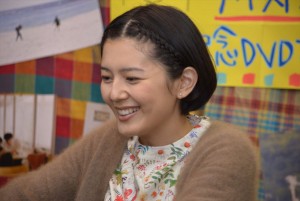 主演映画『グッド・ストライプス』『海のふた』のDVD発売イベントに登場した菊池亜希子