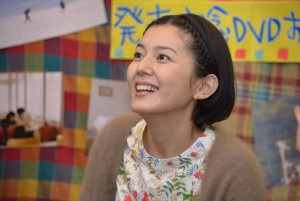 主演映画『グッド・ストライプス』『海のふた』のDVD発売イベントに登場した菊池亜希子