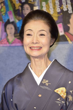 富司純子、NHK木曜時代劇『ちかえもん』記者会見にて