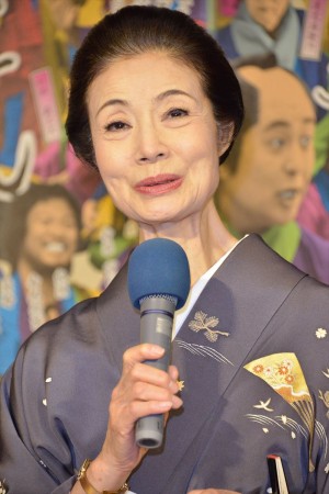 富司純子、NHK木曜時代劇『ちかえもん』記者会見にて