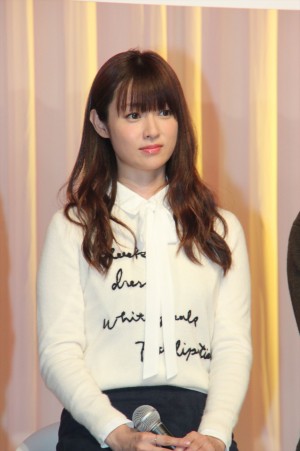 『ダメな私に恋してください』制作発表会に登場した深田恭子