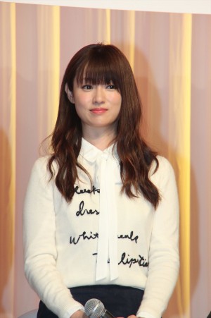 『ダメな私に恋してください』制作発表会に登場した深田恭子