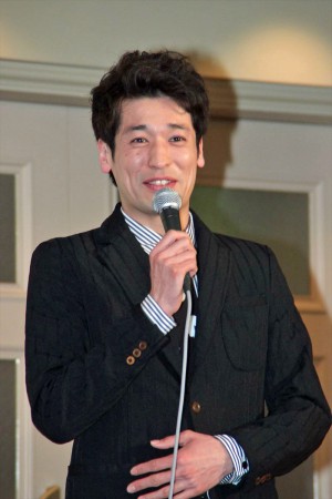 ドラマ『ナオミとカナコ』制作発表会に出席した佐藤隆太