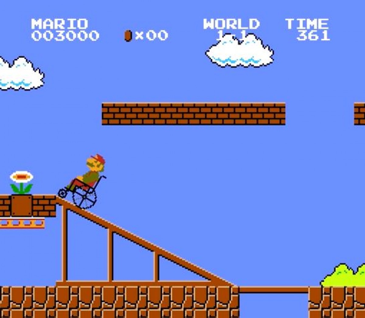 マリオが車椅子生活になってしまったら…バリアフリーを訴える動画が話題