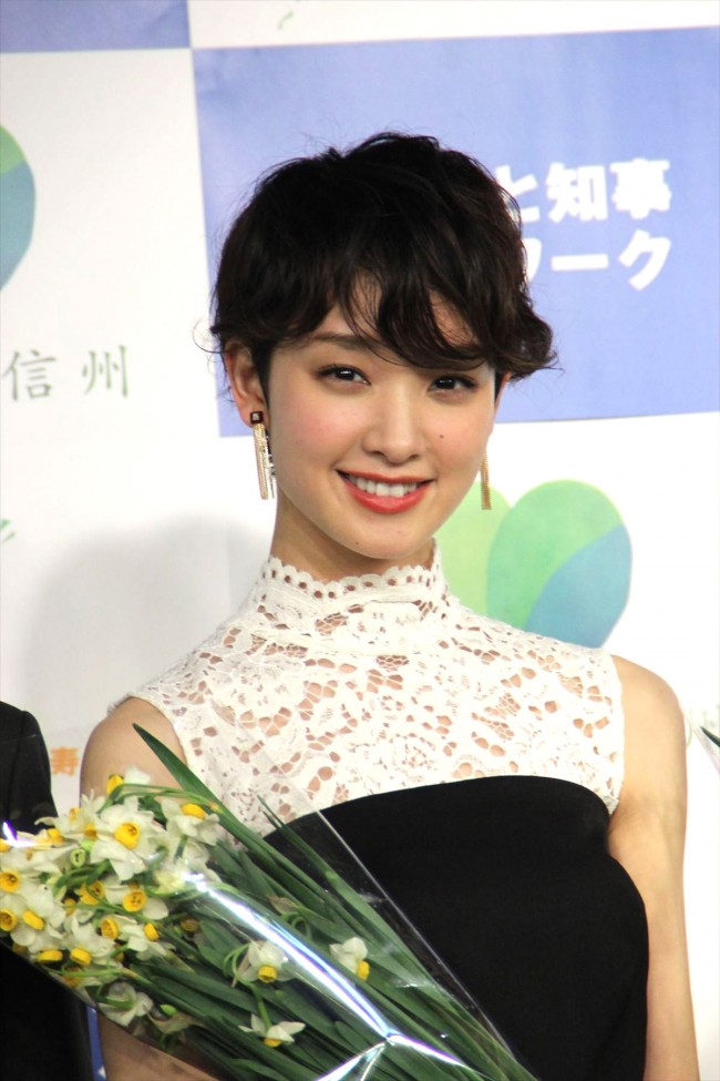 剛力彩芽、WEBドラマ制作発表会見にて