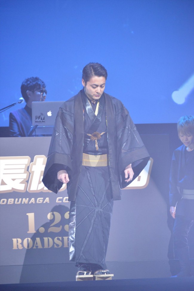 山田孝之、『信長協奏曲』完成披露試写会で開催された“戦国版TGC”に登場