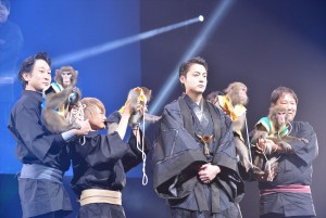 山田孝之、『信長協奏曲』完成披露試写会で開催された“戦国版TGC”に登場