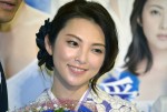 ドラマ『愛おしくて』完成試写会に登壇した田中麗奈