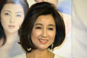 ドラマ『愛おしくて』完成試写会に登壇した秋吉久美子