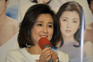 ドラマ『愛おしくて』完成試写会に登壇した秋吉久美子