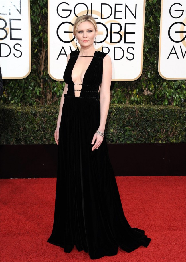 第73回ゴールデン・グローブ賞、Golden Globe Awards 2016、20160110　キルステン・ダンスト、Kirsten Dunst