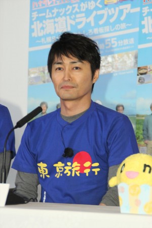 『ハナタレナックス』全国放送第2弾記念“サプライス記者会見”に登場した安田顕