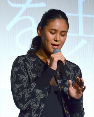 『いつかこの恋を思い出してきっと泣いてしまう』第1話完成披露試写会＆舞台挨拶に出席した手嶌葵