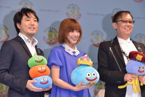 「ドラゴンクエスト 30周年プロジェクト発表会」に登場した本田翼