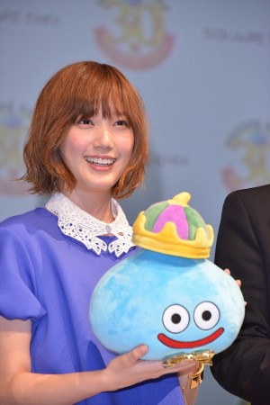 「ドラゴンクエスト 30周年プロジェクト発表会」に登場した本田翼