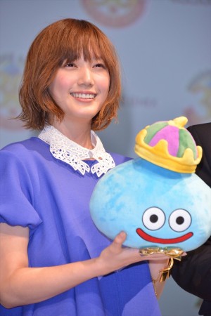 「ドラゴンクエスト 30周年プロジェクト発表会」に登場した本田翼