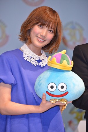 「ドラゴンクエスト 30周年プロジェクト発表会」に登場した本田翼