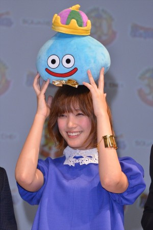 「ドラゴンクエスト 30周年プロジェクト発表会」に登場した本田翼