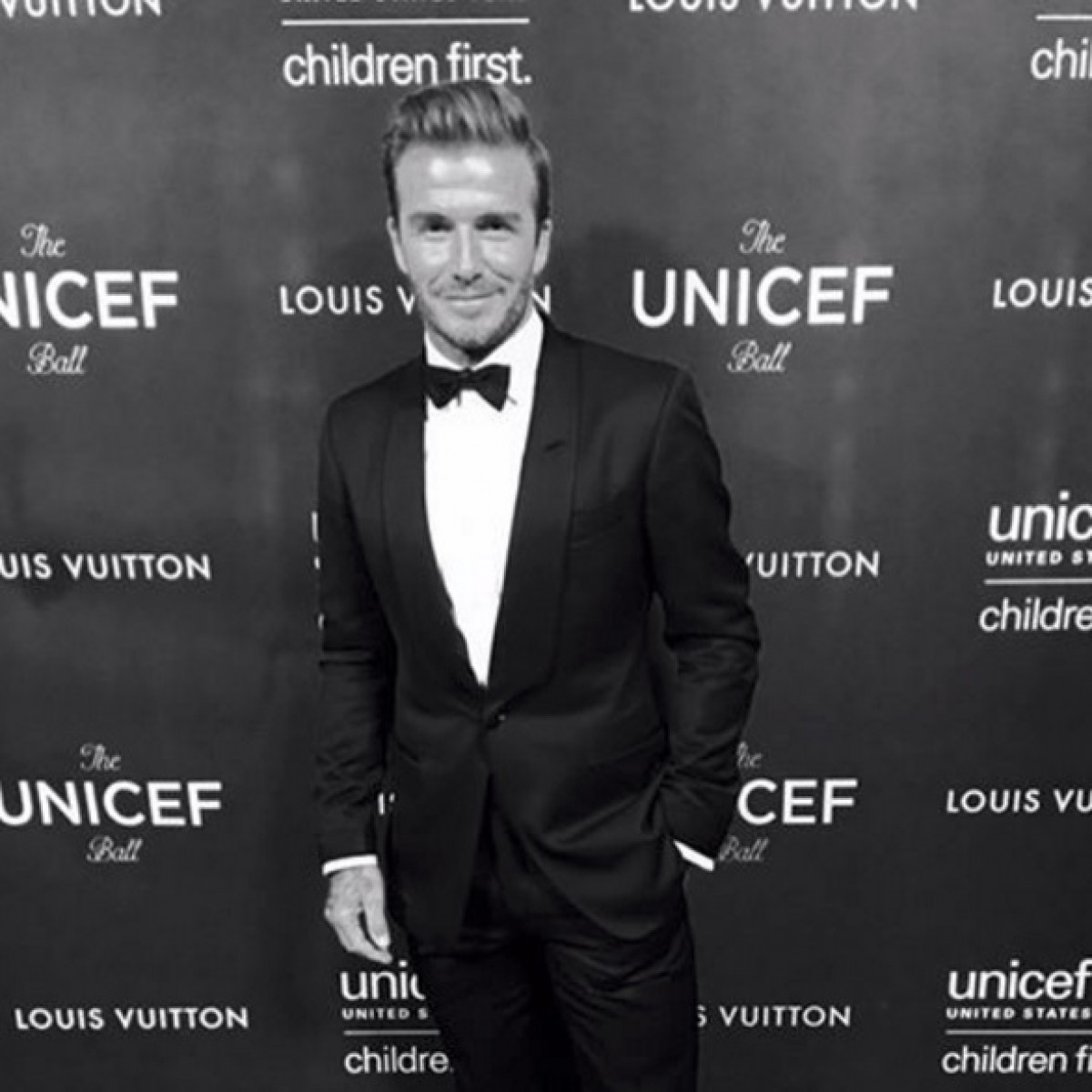 デヴィッド・ベッカム、ユニセフ“人道リーダーシップ賞”授与