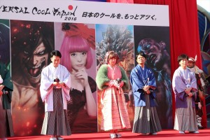 「ユニバーサル・クールジャパン」オープニングセレモニーに出席したきゃりーぱみゅぱみゅ