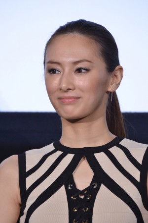 映画『の・ようなもの のようなもの』初日舞台挨拶に登壇した北川景子