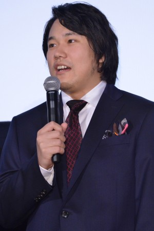 映画『の・ようなもの のようなもの』初日舞台挨拶に登壇した松山ケンイチ