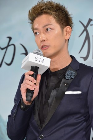 『世界から猫が消えたなら』完成報告会見に出席した佐藤健