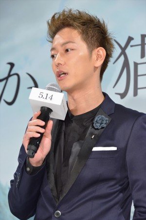 『世界から猫が消えたなら』完成報告会見に出席した佐藤健