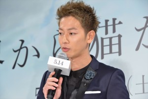 『世界から猫が消えたなら』完成報告会見に出席した佐藤健