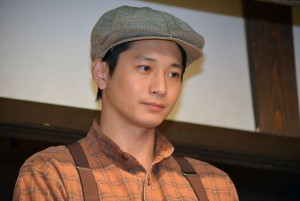 朝ドラ『とと姉ちゃん』スタジオ取材会に出席した向井理