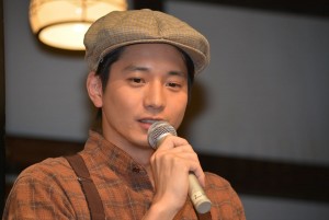 朝ドラ『とと姉ちゃん』スタジオ取材会に出席した向井理