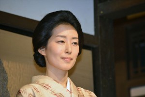 朝ドラ『とと姉ちゃん』スタジオ取材会に出席した木村多江