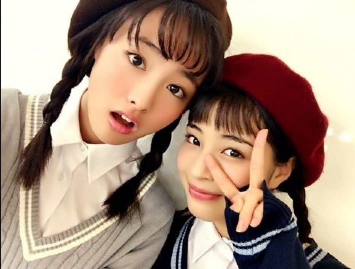大友花恋&広瀬すず、姉妹のようなツーショット