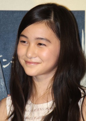 山口まゆ、『インディゴの恋人』試写会にて