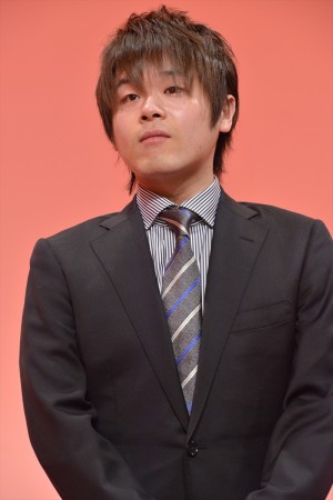 『聖戦ケルベロス 竜刻のファタリテ』製作発表会見に登壇した松岡禎丞