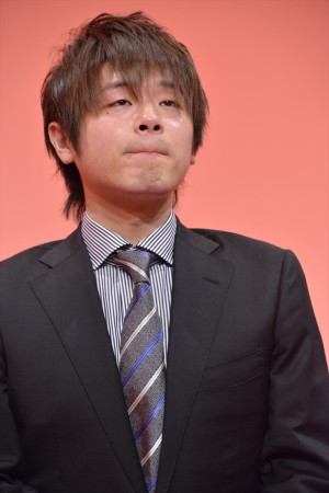 『聖戦ケルベロス 竜刻のファタリテ』製作発表会見に登壇した松岡禎丞